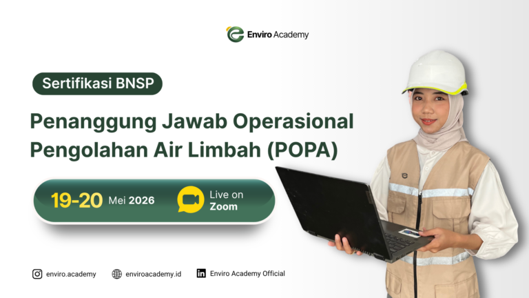 Sertifikasi Pengendalian Operasional Pencemaran Air Limbah (POPA) – Sertifikasi Resmi BNSP