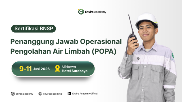 Sertifikasi Pengendalian Operasional Pencemaran Air Limbah (POPA) – Sertifikasi Resmi BNSP