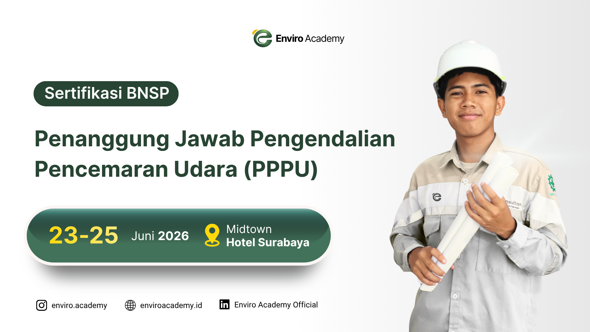 Sertifikasi Penanggung Jawab Pengendalian Pencemaran Udara (PPPU) – Sertifikasi Resmi BNSP