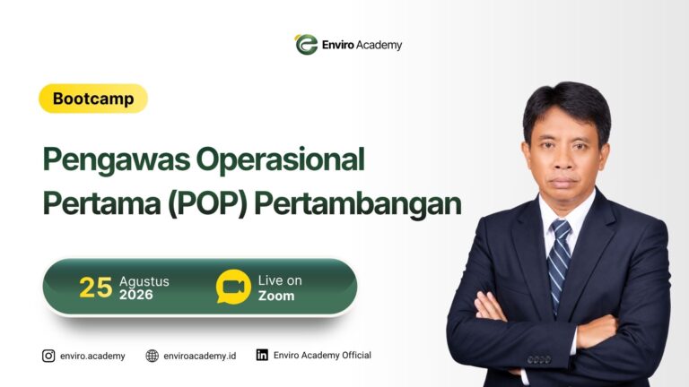 Pelatihan Pengawas Operasional Pertama (POP) Pertambangan