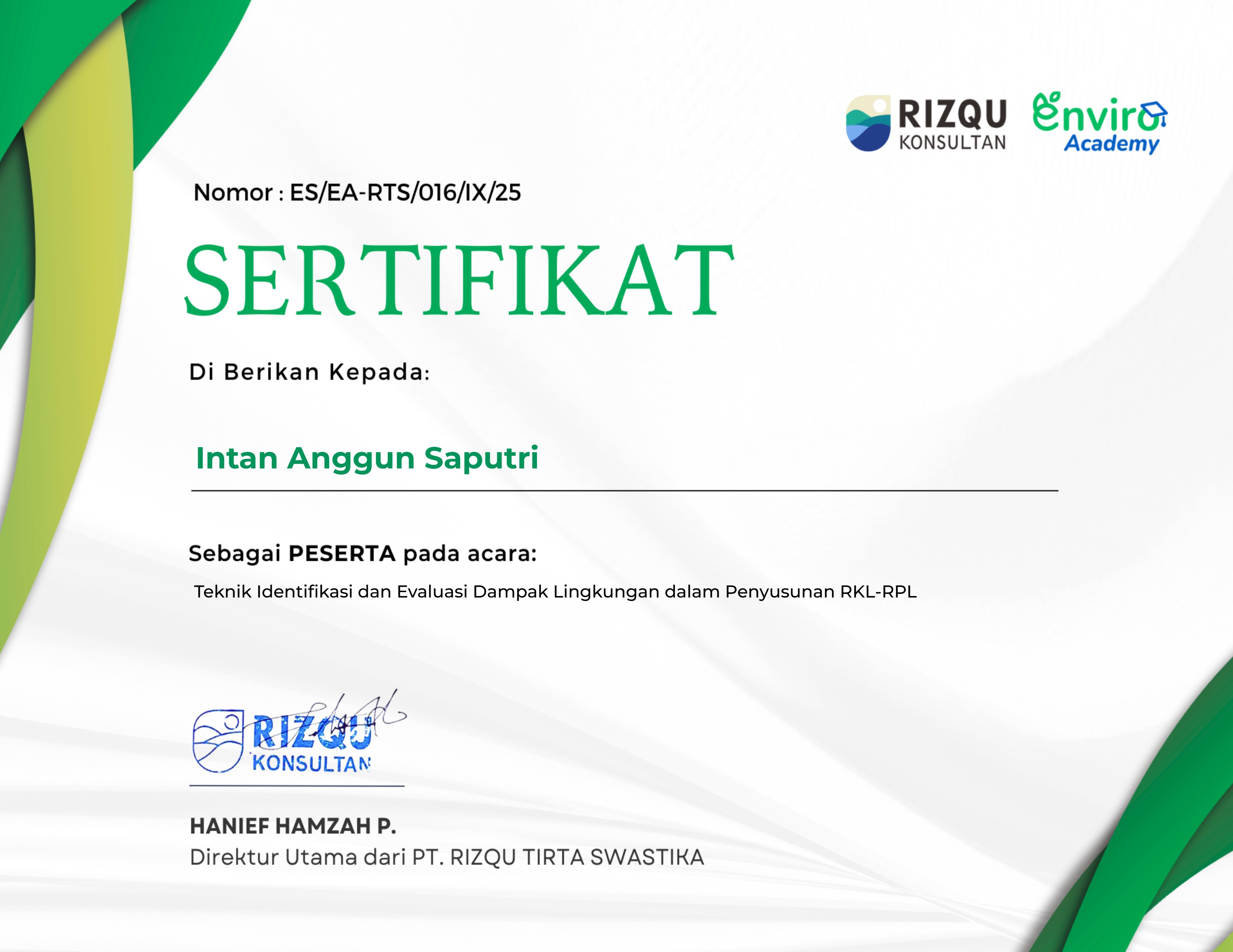Teknik Identifikasi dan Evaluasi Dampak Lingkungan dalam Penyusunan RKL-RPL
